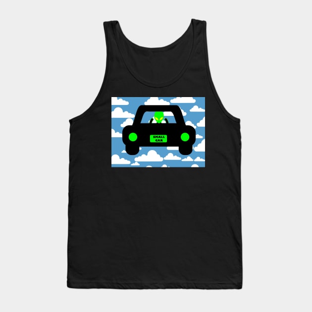 The perfect space car to navigate Earth's narrow airspace until February 2023 Tank Top by K0tK0tu